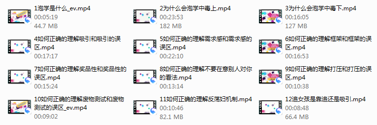 老三恋爱学 泡学解毒课
